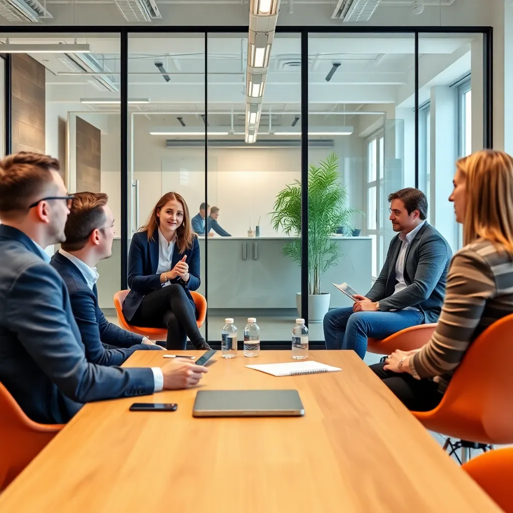 Nederlandse ondernemers in een coaching sessie